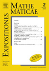EXPOSITIONES MATHEMATICAE封面
